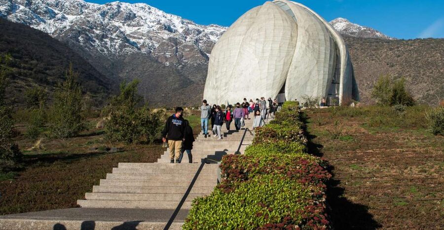 Bahá’í Temple, Winery and Lapis Lazuli + Private Transport - South American Bahá’í House of Worship: architecture and Andes foothills views