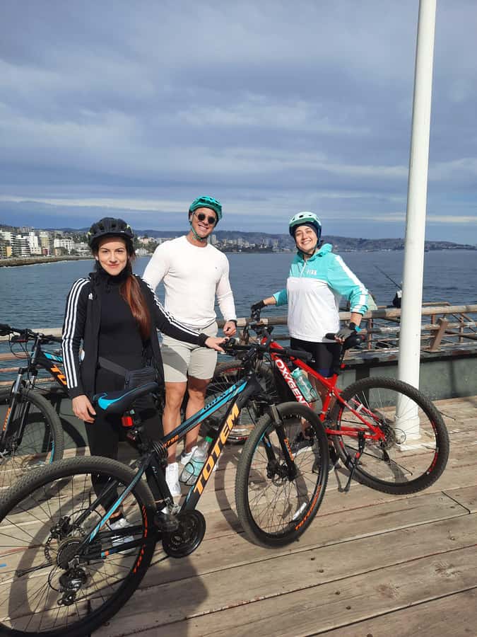 Bike ride along the coast of Viña del Mar or Valparaíso, you choose! - What you will see: coastline viewpoints, buildings, and city stories