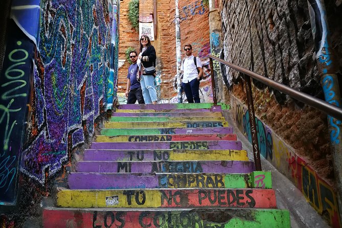 City tour Valparaiso - Cerro Alegre: lookouts, murals, bay views, and time for a meal
