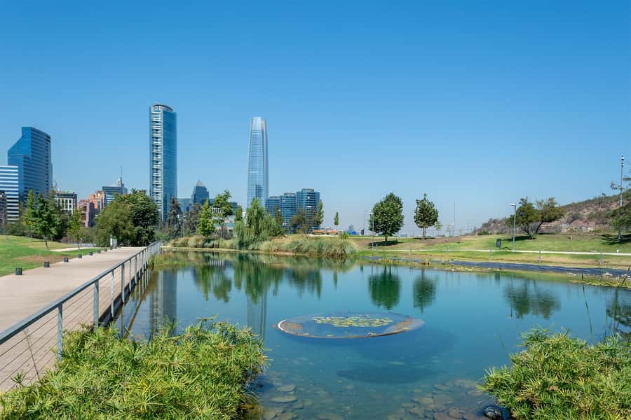 Discover Santiago, where modernity merges with history - Bicentenario Park to Costanera Center: getting your bearings fast