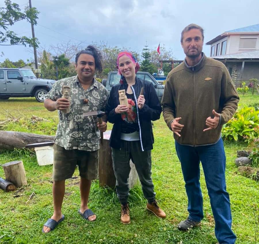 Easter Island: Demo of How to Carve a Moai statue - Key things that make this moai carving demo worth your time
