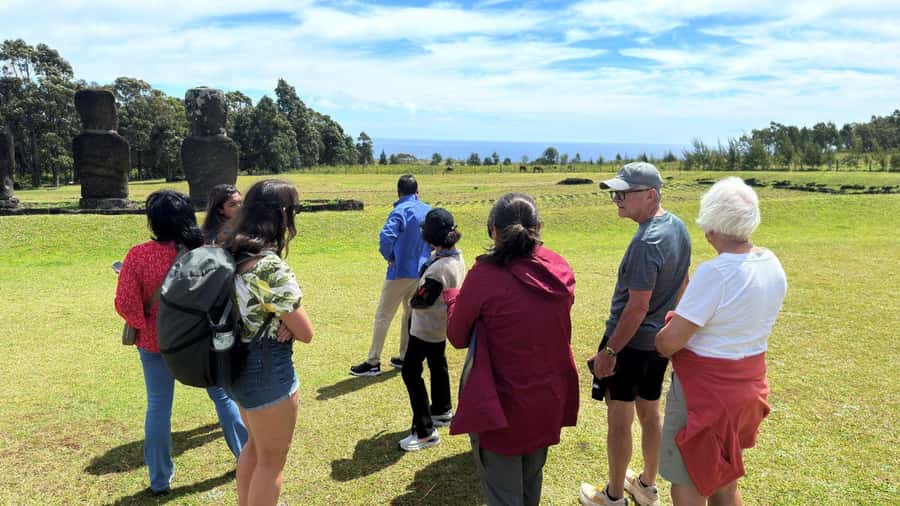 Easter Island: Half-Day Archaeology Tour - Ahu Tahai: a moai arranged differently, with a 13-foot-plus protector