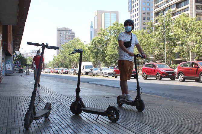 Electric Scooter City Tour ~ Discover Downtown - Santiago - Scooters, Helmets, and the Real Pace of a 2 to 3 Hour Ride