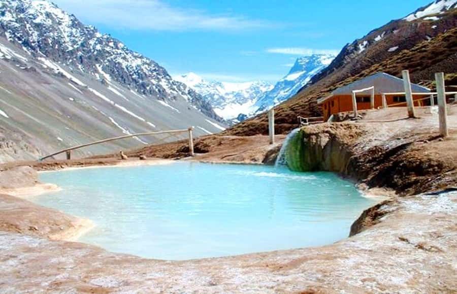 Embalse el Yeso + Termas de Colina with picnic - Full day - Getting picked up and how the day is paced