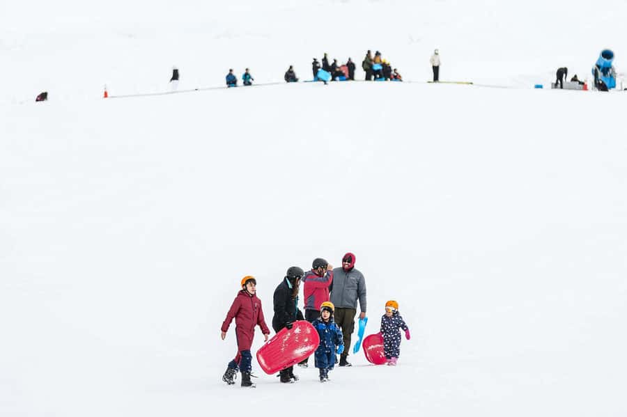 Farellones Park Tour: Snow Adventures - Base Sector: where you start with tubing and canopy comfort