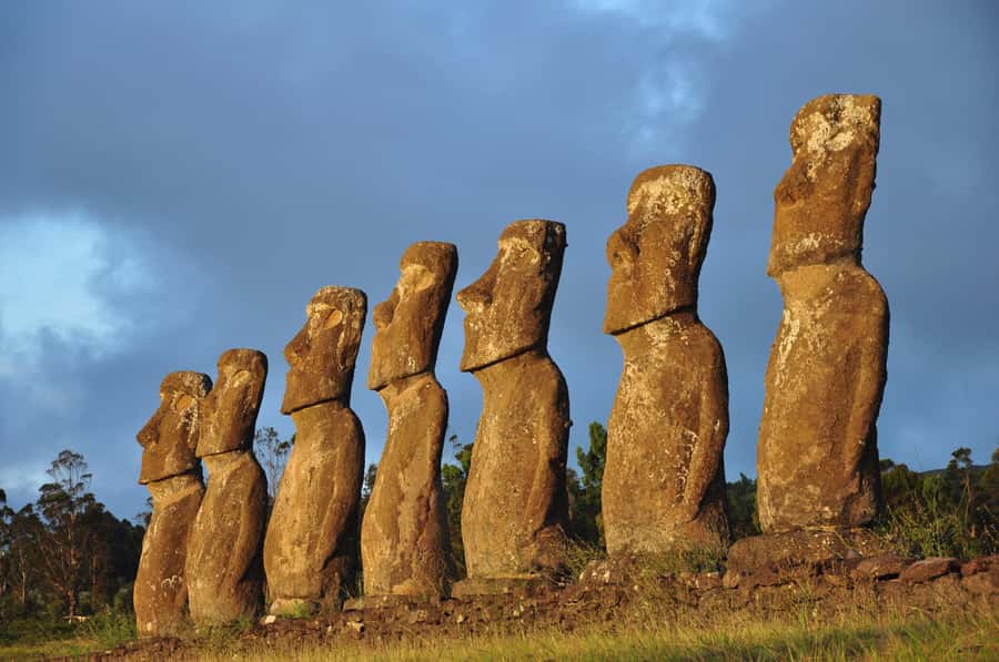 From Hanga Roa: Journey from Orongo to Ana Te Pahu - Orongo ceremonial village: the Bird Man legend in context