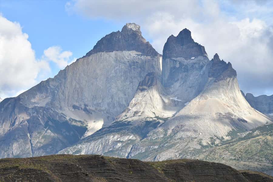 From Punta Arenas: Full Day Torres del Paine - Laguna Sofia to Lago del Toro, where the Paine Massif starts to hit