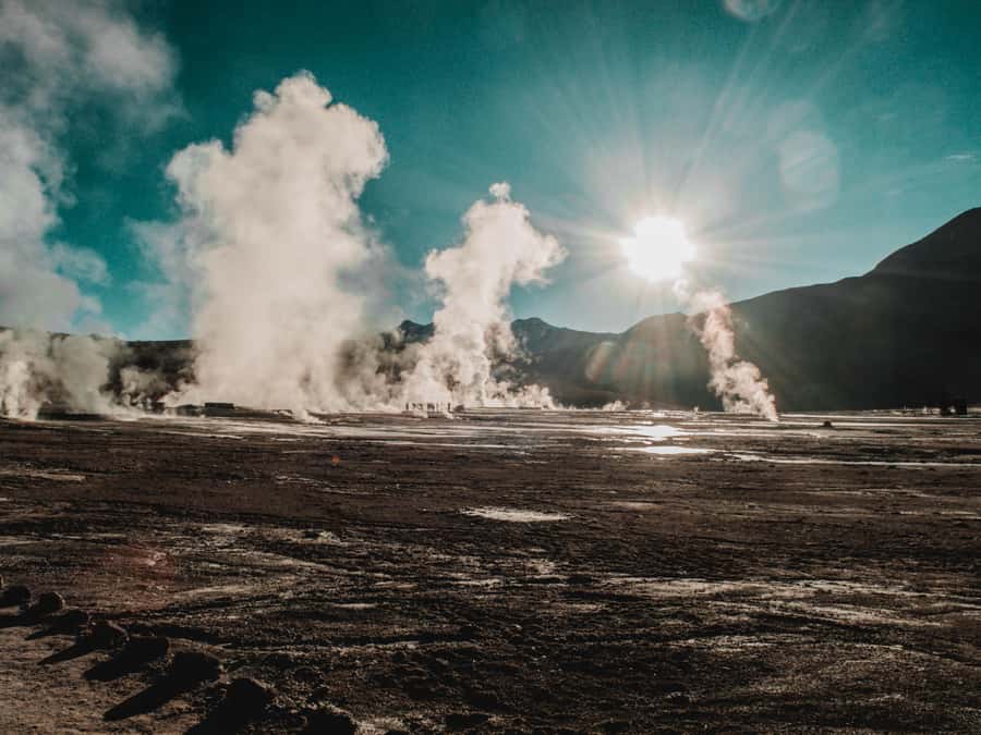 From San Pedro de Atacama: El Tatio Geyser Field & Wetlands - Walking among 80+ active geysers at El Tatio