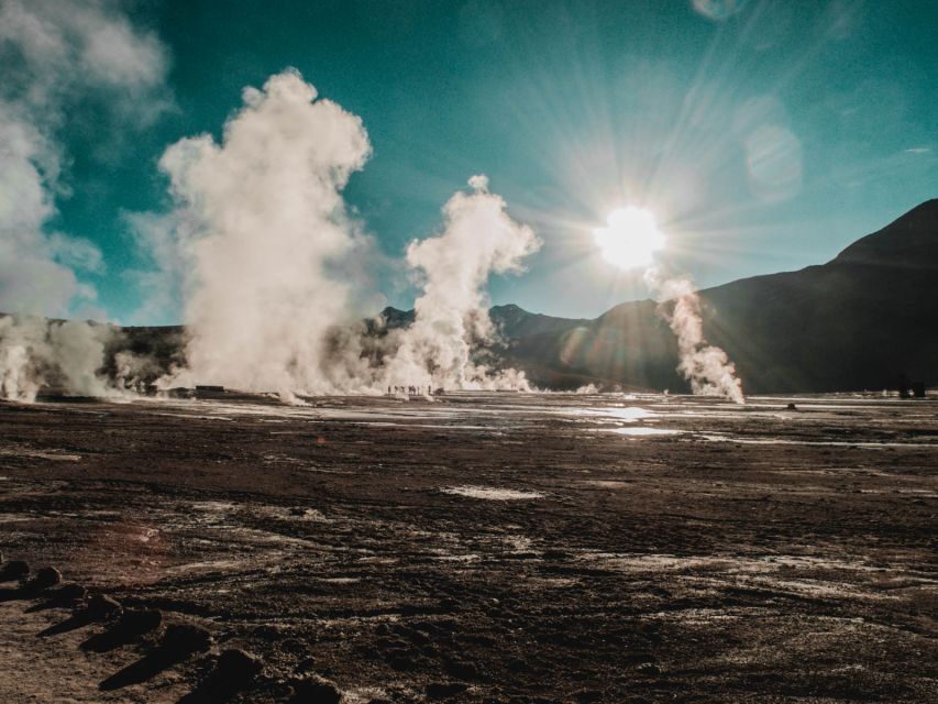 From San Pedro de Atacama: El Tatio Geyser Field & Wetlands - Outdoor breakfast on the Altiplano: cold starts, warm fuel