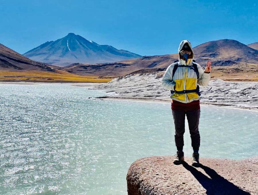 From San Pedro de Atacama: Lagoons and Piedras Reds - Talar Salt Flat Red Stones: Why the Rock Turns Color