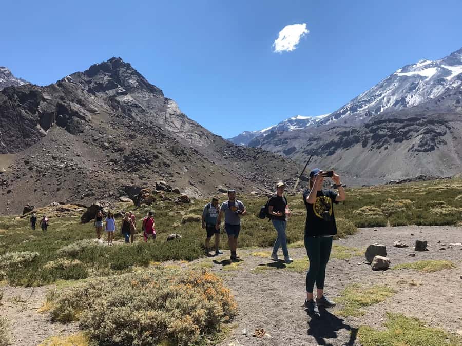 From Santiago: Cajón del Maipo and Volcán San José Hike 8K - The Picnic Lunch, Wine, Cheese, and a Real Midday Reset