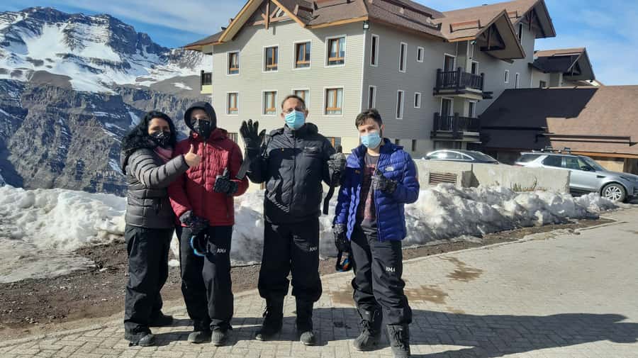 From Santiago: Farellones Park Resort Entry & Ski Classes - Colorado village views and waterfalls: why the later part of the day feels different