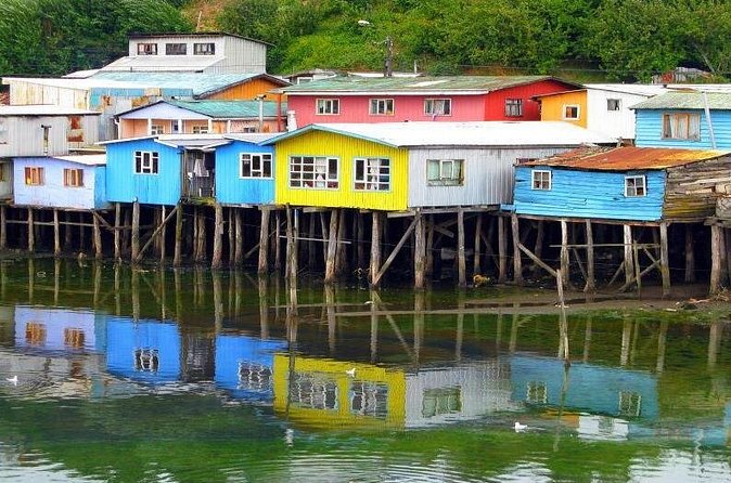 Full Day Castro & Dalcahue Chiloe Island - Chacao town: Plaza de Armas, larch wood, and a church stop