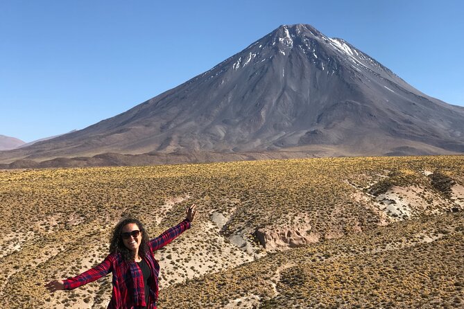 Full Day Tour to Ruta de los Salares - Stop 6: Back to San Pedro, Lunch in Town With a Volcano Backdrop