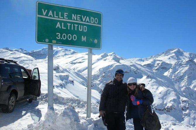 Half Day Private Trip to Valle Nevado with Cheese and Wine Carbon Neutral trip - Valle Nevado ski resort stop at over 3,000 meters