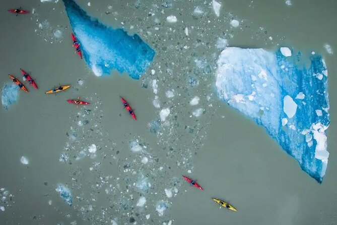 Kayak Experience on Grey Glacier & Lake | Torres del Paine - Gear included: why the wetsuit and helmet are more than paperwork