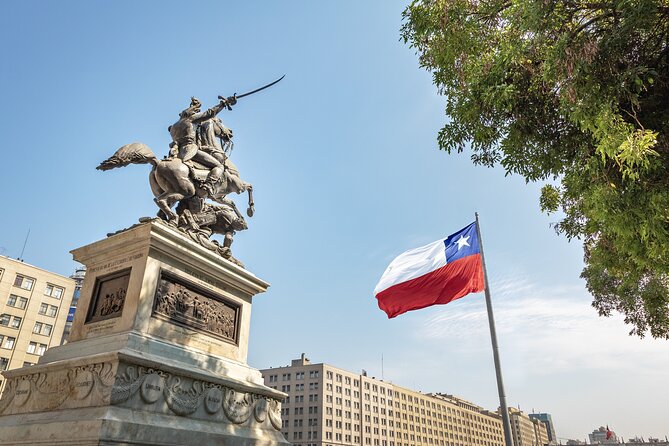 La Moneda Changing of Guard & Historic Santiago Walking Tour - Plaza de la Constitución: politics in a beautiful shell
