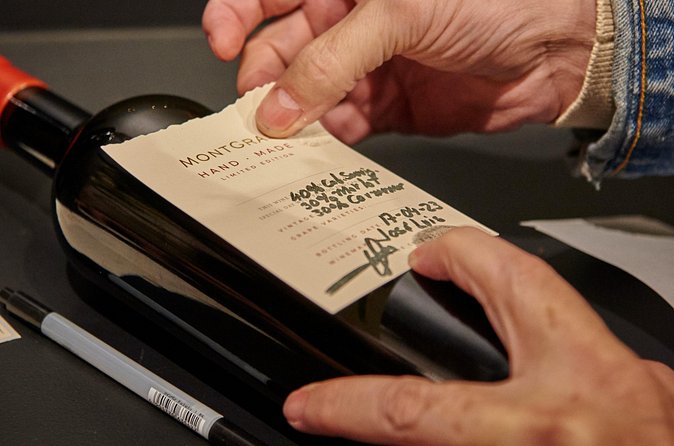 Make Your Own Wine & Guided Vineyard Tour - Mix up to 3 red varieties, then bottling steps you will actually do