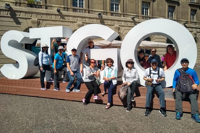Pre or Post San Antonio Cruise with Santiago City Tour and optional Vineyard - The downtown hit list: Paseo Ahumada, Cathedral, and La Moneda area