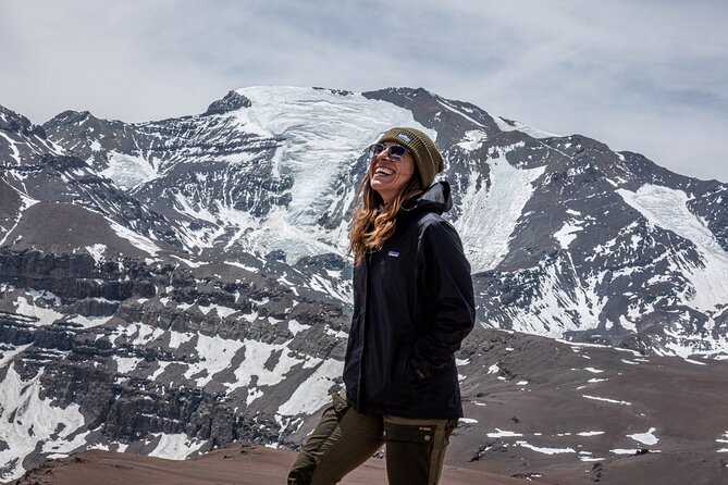 Private Adventure at 4200 meters above sea level in the Chilean Andes Cerro Pintor - Private guides and smooth communication: Puma Adventures with Vicente and Javiera