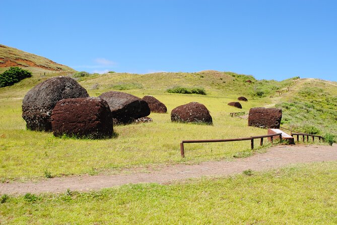 Private Full-Day Easter Island Highlights North and West - Stop 1: Anakena Beach, restored moai, and where to swim later