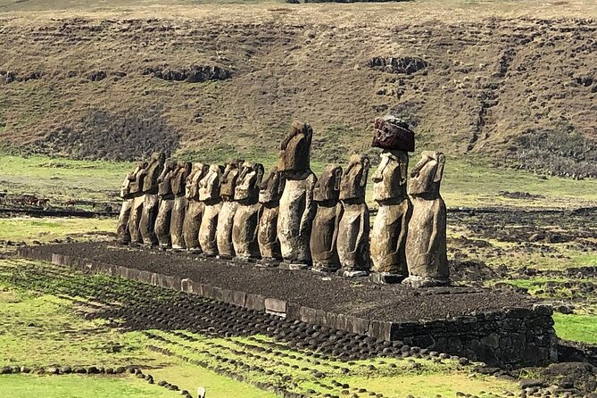 Private Full-Day Easter Island Highlights South and East - Ahu Tongariki: the 15-moai lineup that ends the day right