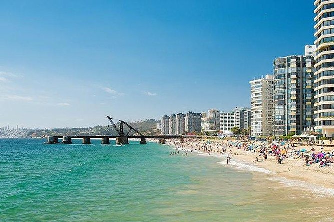 Private Full Day Guided Trip to Valparaíso, Viña del Mar & Reñaca from Santiago - Viña del Mar in a different mood: City Garden and coastal views
