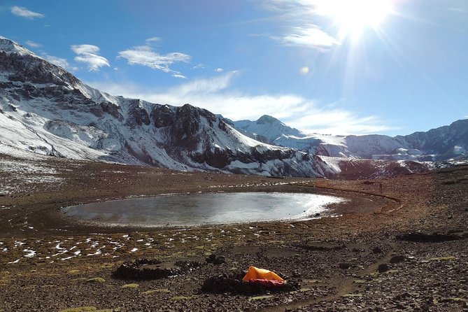 Private full day hike to Pintor hill from Santiago - reaches 4.180m in one day! - The Andes Mountains stretch, condors, glaciers, and a long hiking focus