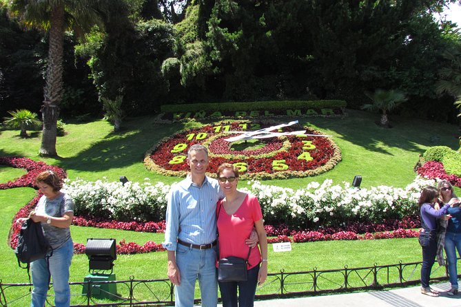 Private Full Day Tour to Concón Viña del Mar and Valparaiso + 1 Activity - Flower Clock and Viña del Mar Casino: landmarks you’ll actually notice