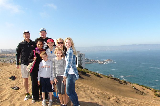 Private Full Day Tour to Concón Viña del Mar and Valparaiso + 1 Activity - Concón sand dunes: the first big viewpoint over three cities