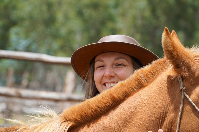 Private Horseback Riding on Easter Island - Riding through eucalyptus shade and into high meadows