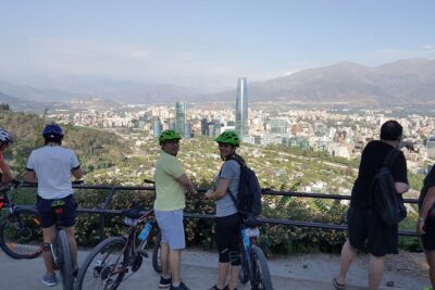 Private San Cristobal Hill & Metropolitan Park Santiago Bike Tour