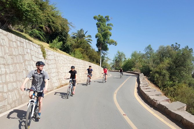 Private San Cristobal Hill & Metropolitan Park Santiago Bike Tour - San Cristobal Hill and the Cyclists Summit at Anfiteatro Pablo Neruda