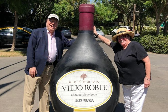 PRIVATE TOUR: Pre or Post Cruise San Antonio Port with Santiago Tour and Winery - Two hilltop viewpoints: San Cristóbal and Santa Lucía