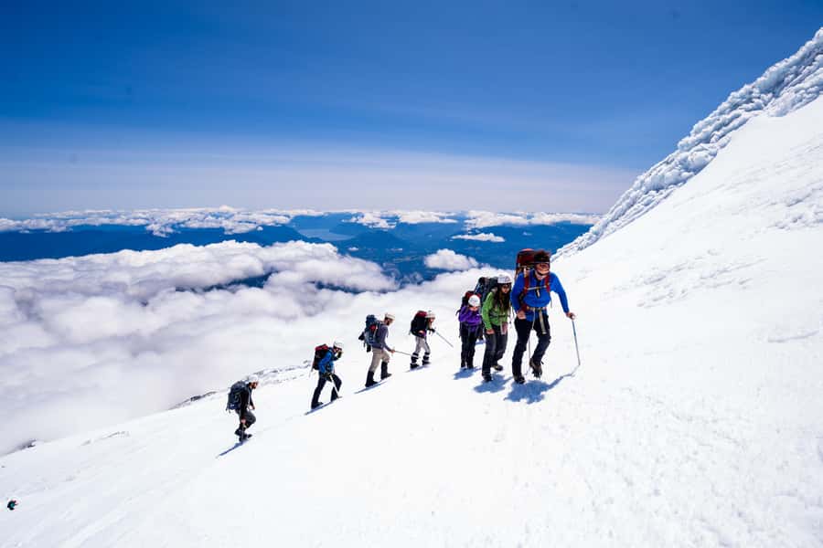 Pucón: Ascent to Villarrica Volcano - The summit push: panoramic views, crampons, and a 2,848 m moment