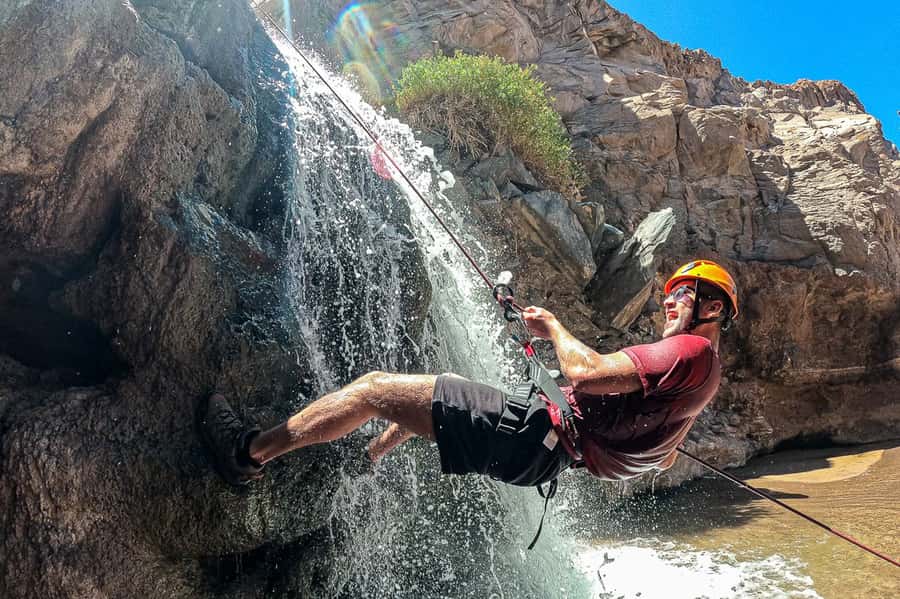 San Pedro de Atacama: Desert Tour with Canyoning & Trekking - Inside the Canyon: 4 Rappels, Waterfalls, and Rock Jumps