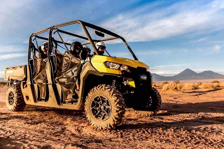 San Pedro de Atacama: Guided Buggy Tour Through the Desert - Pickup, safety briefing, and getting fitted for desert dust