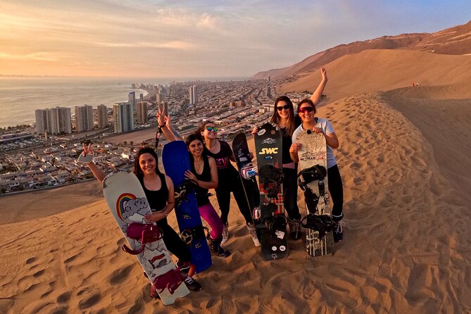 Sandboard activity in Iquique with transfer - Key highlights