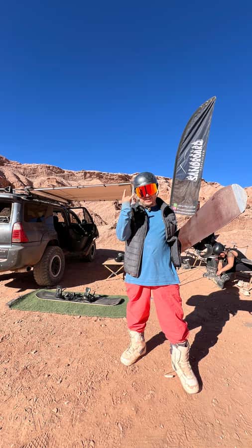Sandboarding Tour in San Pedro de Atacama, Chile - Gear and Coaching: How You Actually Learn to Brake on a Dune