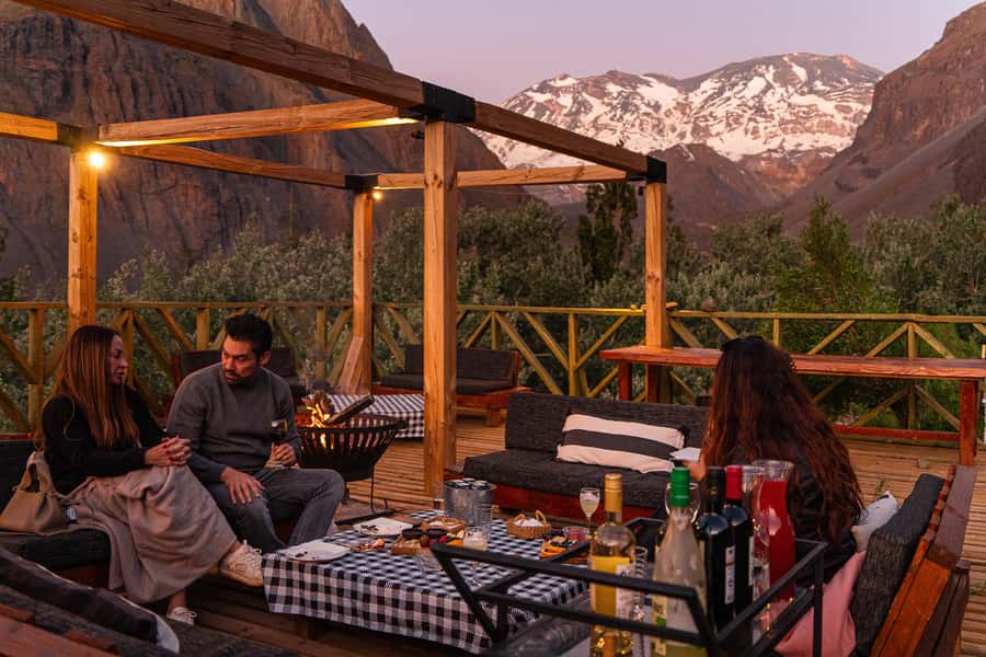Santiago: Cajón del Maipo Hot Springs & Chilean Barbecue - From Pickups to the Andes: Jeep Time, Safety Briefing, and Bumpy Reality