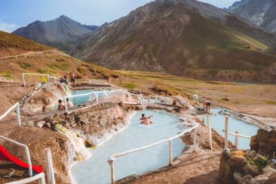 Cajón del Maipo, Hot Springs, Waterfall & Chilean BBQ