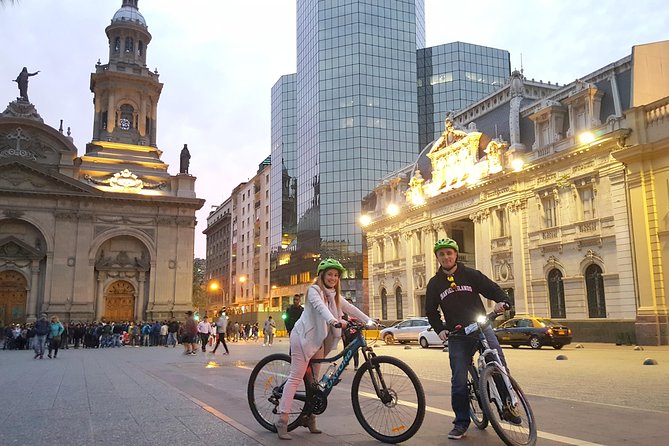 Santiago Evening Bike Tour - Pedaling Out of Providencia Toward Plaza Baquedano