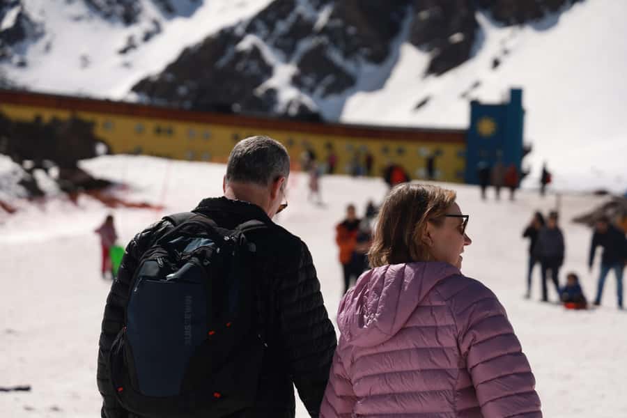 Santiago: Full day tour in Portillo and Laguna del Inca - Salto del Soldado: Waterfall Photo Stop Time