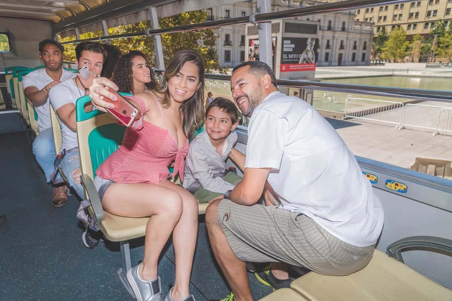 Santiago: Hop-on Hop-off Bus Day Ticket with Audio Guide - Santa Lucía Hill: short walk, big payoff viewpoints