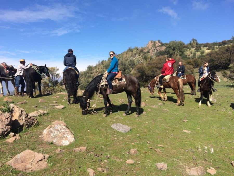 Santiago: Private Andes Foothills Horseback Riding. Half day - Getting out of Santiago on your schedule