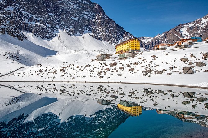 Santiago private tour: Portillo, Inca's bridge & Mirador del Aconcagua - Puente del Inca: that mineral bridge suspended over the river