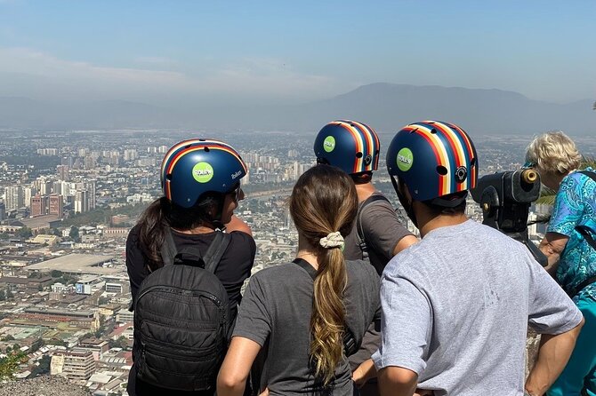 Santiago sunset adventure on an electric scooter tour - Mote con huesillo at La Subida, and why the end feels right