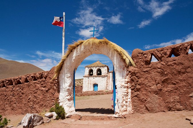 Sunrise in the Geysers of the Tatio Andes trip - Machuca at 4,000 m: Adobe Streets, a Colonial Church, and Optional Llama Food