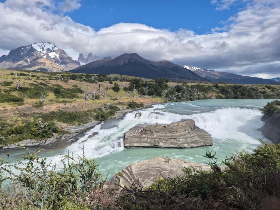 Torres del Paine: Full Day Excursion Torres del Paine + Milodon Cave. - Sarmiento Lake, Laguna Amarga, and Paine Waterfall Views