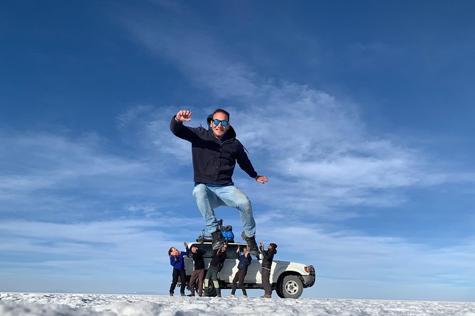 Uyuni Saltflat from San Pedro de Atacama ROUNDTRIP or ONE WAY to Uyuni - Day 1: Border Stamp, Lagunas, Dalí Desert, and Flamingos by Nightfall